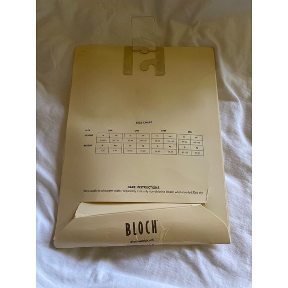 Bloch Endura Footless Tights For Children L.Tan CHM 88% Nylon 12% Spandex - Picture 5 of 12